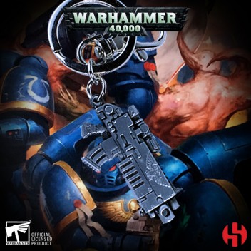 Porte-Clés  Bolter Metallic Finish - Warhammer 40K