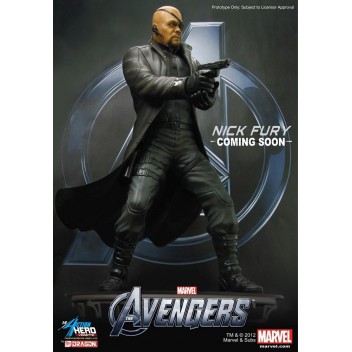 Nick Fury 1/9 Action Vignette Figurine