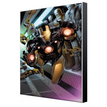 Semic Tableau 06 - Iron Man Now By G.Land - 26.50 X 17.50Cm