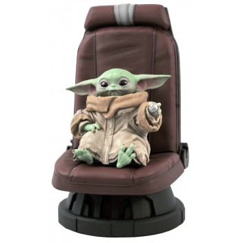 STAR WARS THE MANDALORIAN CHILD IN CHAIR 1/2 SCALE STATUE