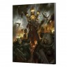 Sisters of battle - Warhammer 40K - 35x50cm wood panel