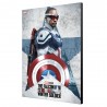 Wood panel Falcon and the Winter Soldier -Captain America 35 x 50cm