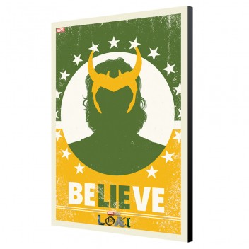 Tableau Loki - Believe 33.7 x 50cm