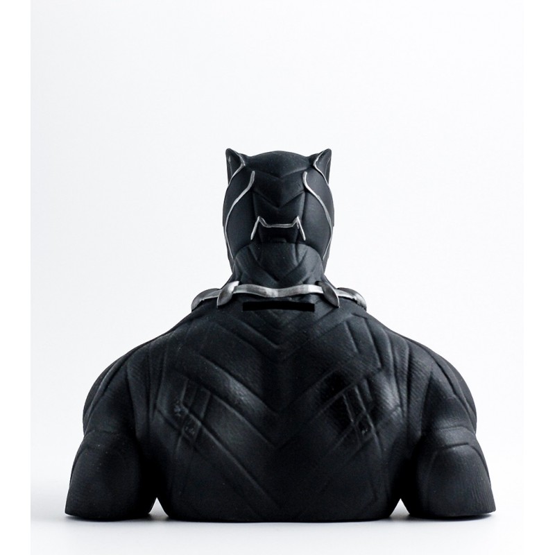 DC Black Panther Molded Bust Bank Figure Coin Bank Marvel Universe 