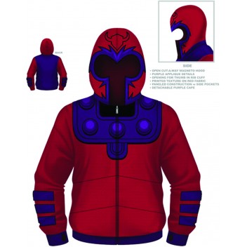 Magneto Costume Hoodie Xxl