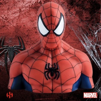 SPIDER-MAN DELUXE BUST BANK - MARVEL