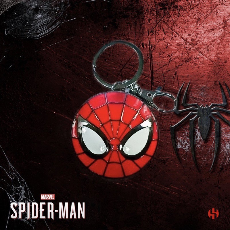 marvel keychain cool cartoon spider man