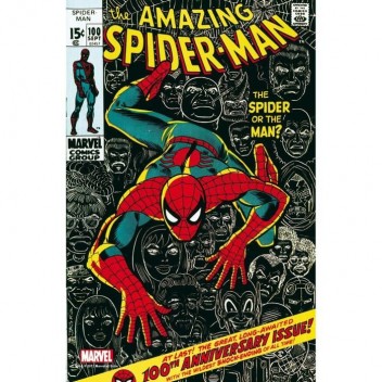 MARVEL STEEL COVER 05 - AMAZING SPIDER-MAN 100 - GIANT SIZE