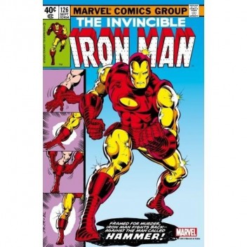 MARVEL STEEL COVER 09 - IRON MAN 126 - GIANT SIZE