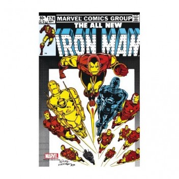 MARVEL STEEL COVER 10 - IRON MAN 174 - COMICS SIZE