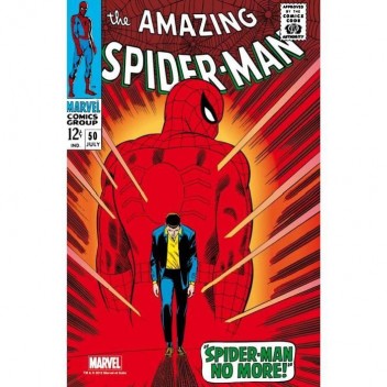 MARVEL STEEL COVER 12 - AMAZING SPIDER-MAN 50 - COMICS SIZE
