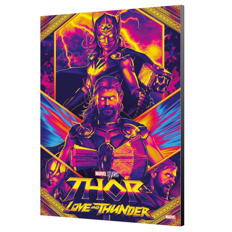 Tableau Marvel - Purple poster - Thor love and thunder - Semic Studio