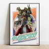 Guardians of the Galaxy 01 - Retro 35x50cm Wood panel