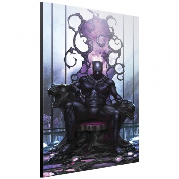 MARVEL ART GALLERY BLACK PANTHER ON THRONE M