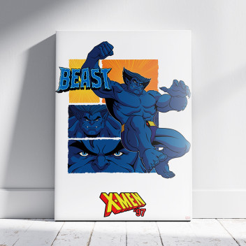 X-Men 97 - Beast wood panel 35 x 50cm
