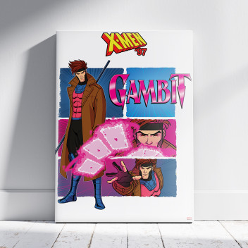 Tableau X-Men 97 Gambit 35 x 50cm