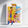 X-Men 97 - Jubilee wood panel 35 x 50cm