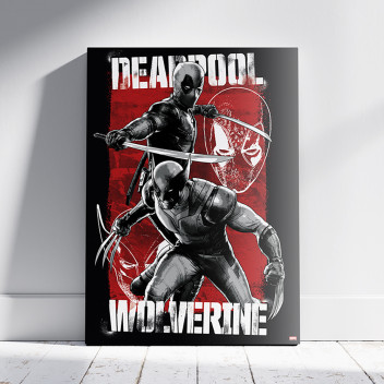 Tableau Deadpool & Wolverine 03 - 35x50cm - Maximum Effort