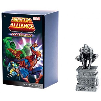 Spider-Man Metal Figure In Pewter Finish 