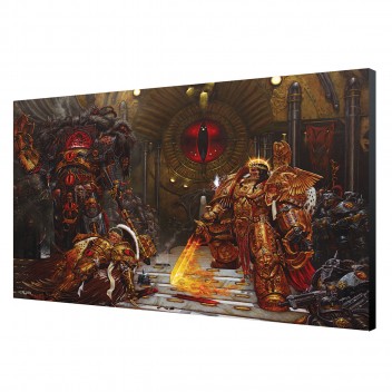 Tableau 60X40 - Emperor Vs Horus - Warhammer 40K