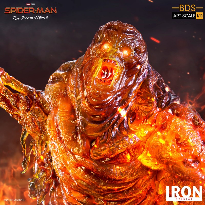 Far From Home Details about   IRON STUDIOS Molten-Man BDS Art Scale 1/10 Spider-Man